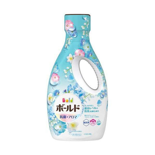 P&G Bold Detox Laundry Detergent Liquid Jasmine Scent 640g（P&G 洗衣柔顺二合一洗衣液 蓝色640g