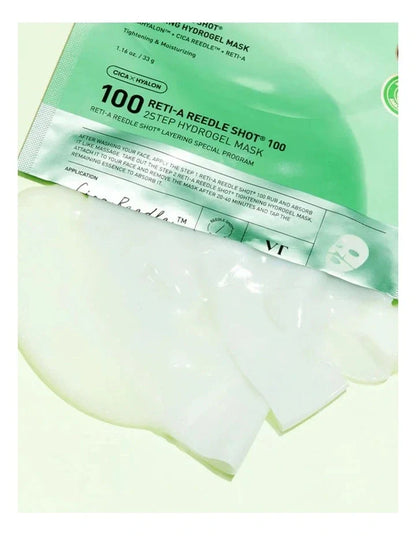 VT Cosmetics RETI-A Reedle Shot 100 2-Step Hydrogel Mask