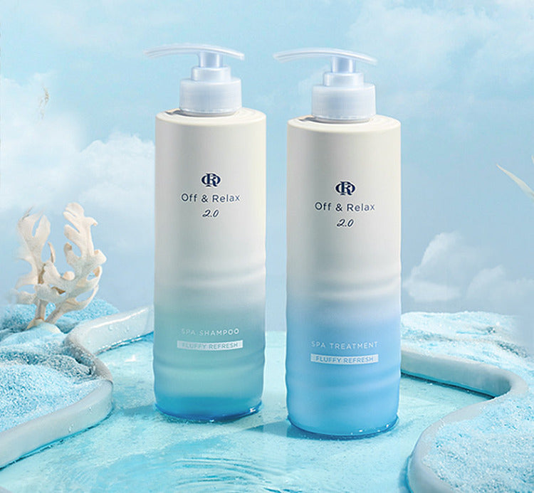 OFF&RELAX 2.0 Limited Shampoo & Treatment Set Blue with Free Comb 460ml + 460ml