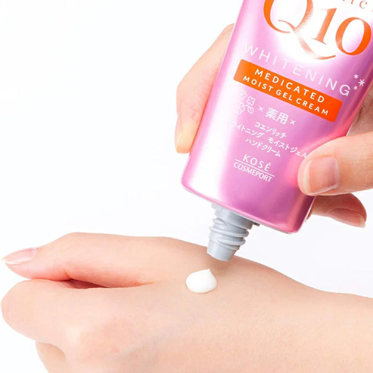 KOSE CoenRich Q10 Hand Cream Pink Floral 80g