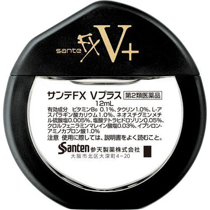 Santen Fx V Plus Cool Eye Drops Gold 12Ml