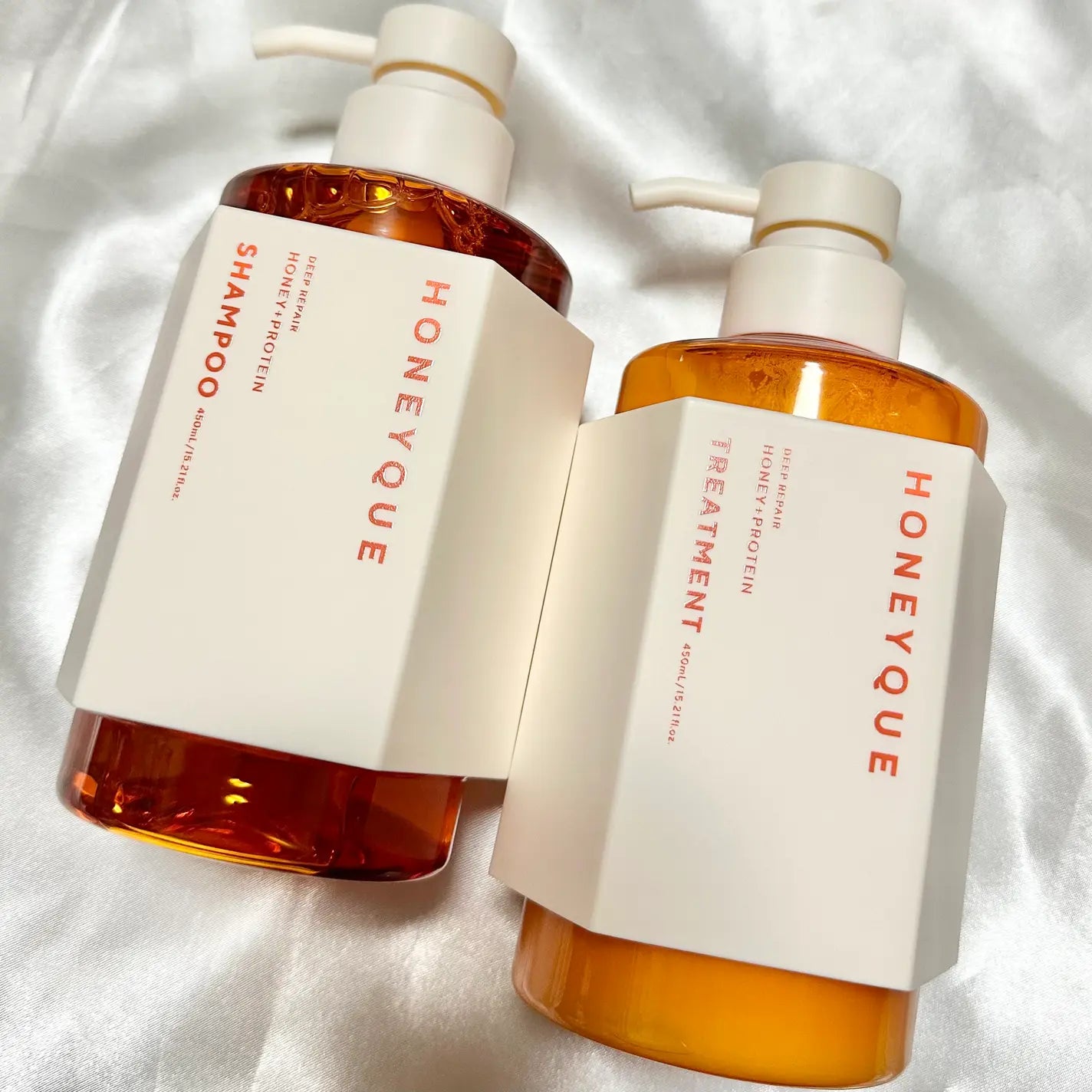 HONEYQUE Deep Repair Hair Care Set Osmanthus 450ml + 450ml + 30ml