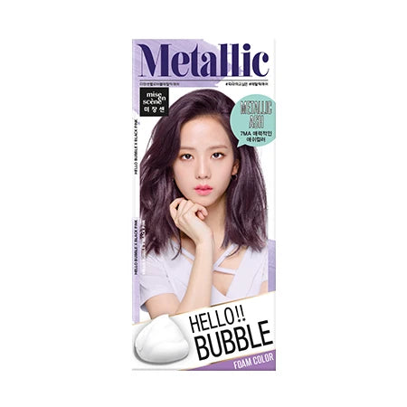 MISE EN SCENE HELLO BUBBLE HAIR DYE 7MA METALLIE