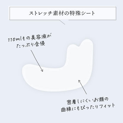 MORISHITA JINTAN RAViS Mouth Pack Sheets 10 Sheets
