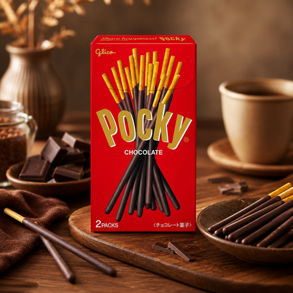 Glico Pocky Chocolate Biscuit Sticks 2 Packs