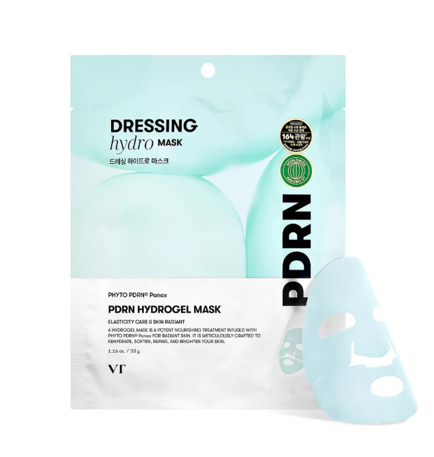 VT Reedle Shot 2-Step Sheet Mask PDRN Light Green 4Pcs
