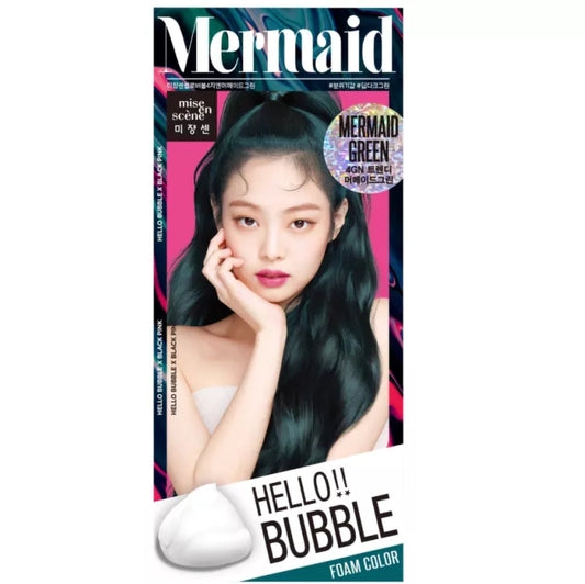 MISE EN SCENE HELLO BUBBLE HAIR DYE 4GN MERMAID