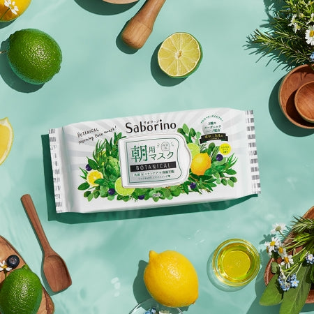 SABORINO Morning Mask Botanical Citrus Leaf 28 Sheets