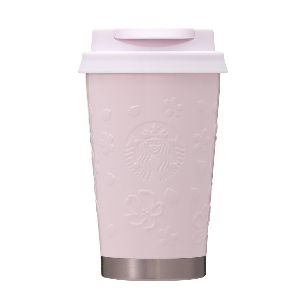 Starbucks 2023 Sakura Limited Edition First Pink Embossed Sakura Thermos Cup 355ML