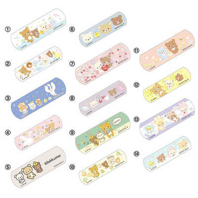 BANDAI Rilakkuma Adhesive Bandages 18pcs