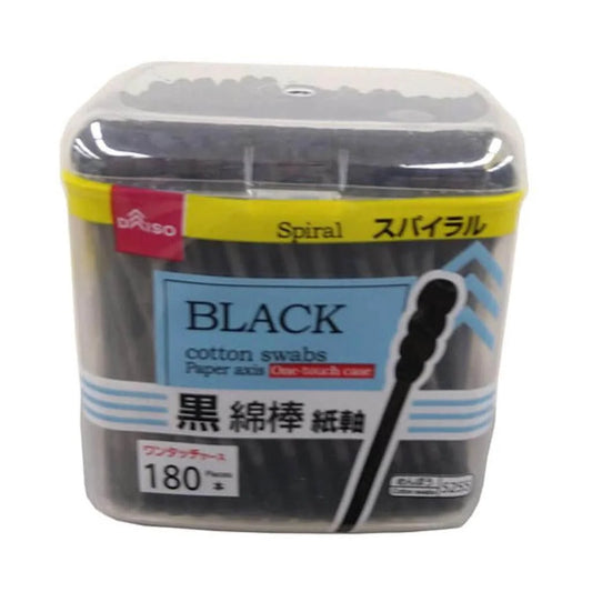 DAISO Spiral Cotton Swabs (180 Pieces)