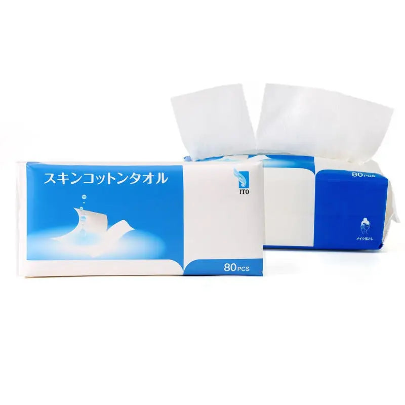 ITO Pure Cotton Facial Cleansing Towels – 80 Sheets