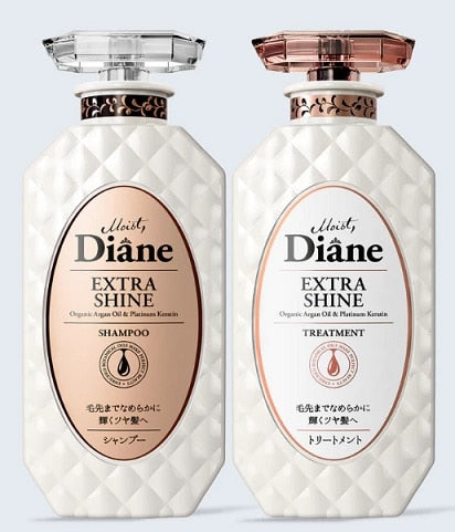 Diane Perfect Beauty Extra Shine Shampoo & Treatment Set 450ml x 2