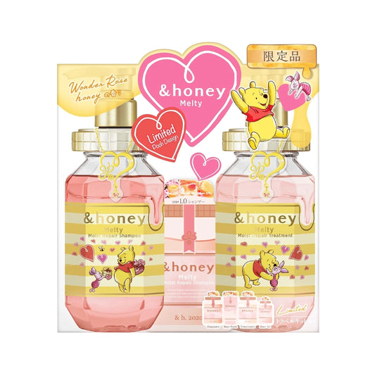 &Honey Limited Edition Shampoo & Treatment Set – Winnie the Pooh Rose Fragrance