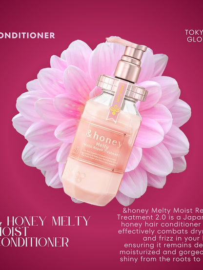 &honey Melty Moist Repair Hair Treatment 2.0 Rose Honey 445g