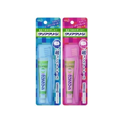 KAO CLEAR CLEAN Travel Toothbrush & Toothpaste Set