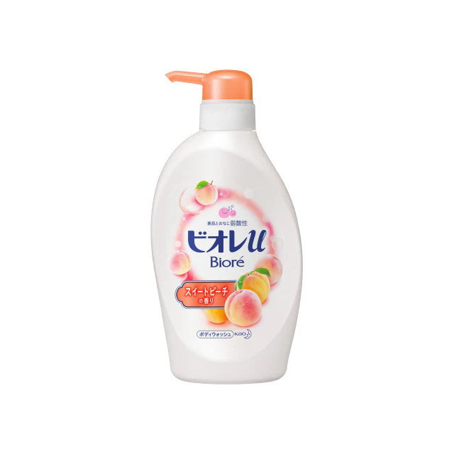 Biore U Moisturizing Body Wash Sweet Peach Scent 480ml