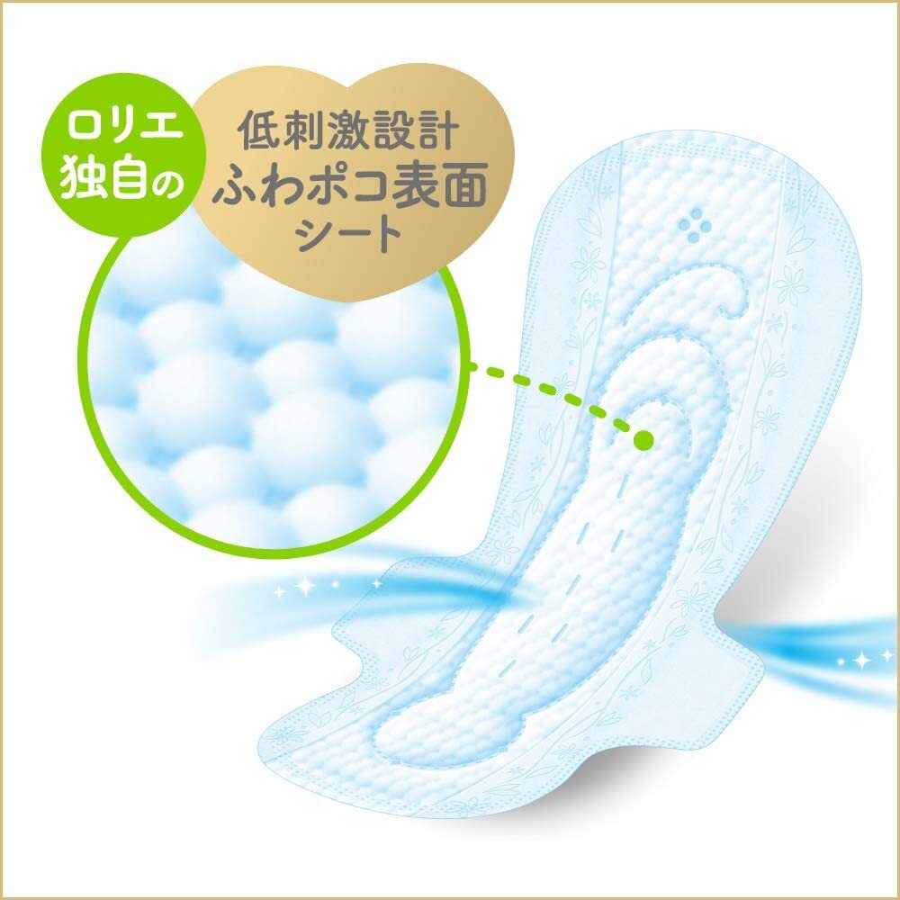 KAO LAURIER Shiawase Suhada Ultra Slim Overnight Pads with Wings 35cm 10pcs