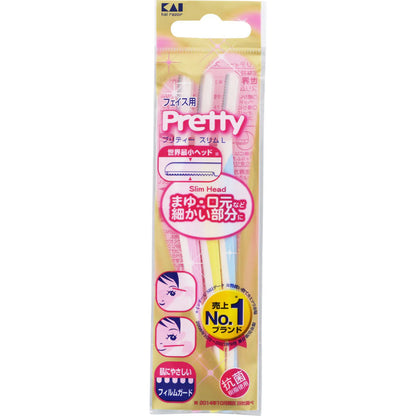 KAI Pretty Slim L Razor 3pcs