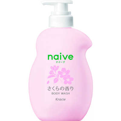 KRACIE Naive Body Wash Sakura 530ml