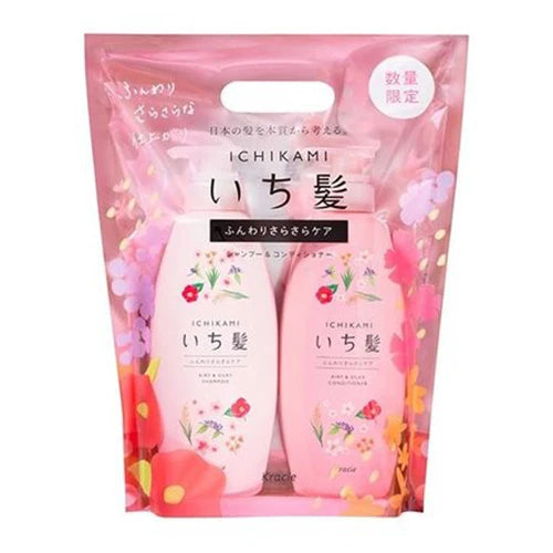 ICHIKAMI Airy & Silky Shampoo Conditioner Set