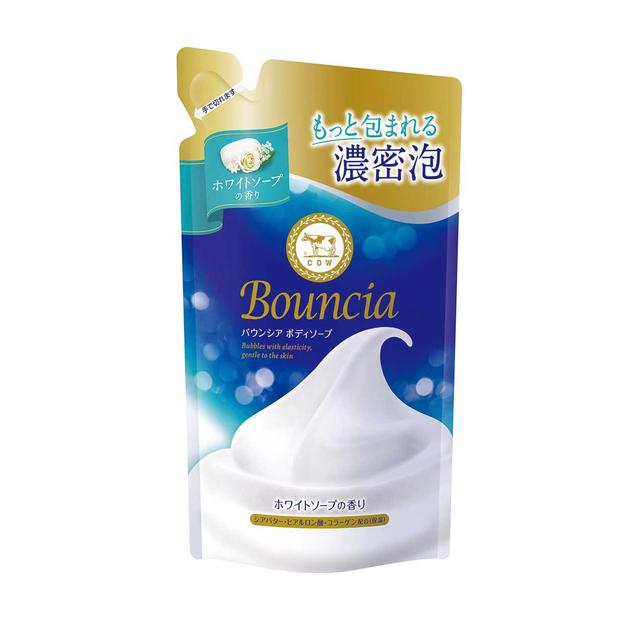 COW Bouncia Premium Moist Body Soap White Floral Scent 480ml