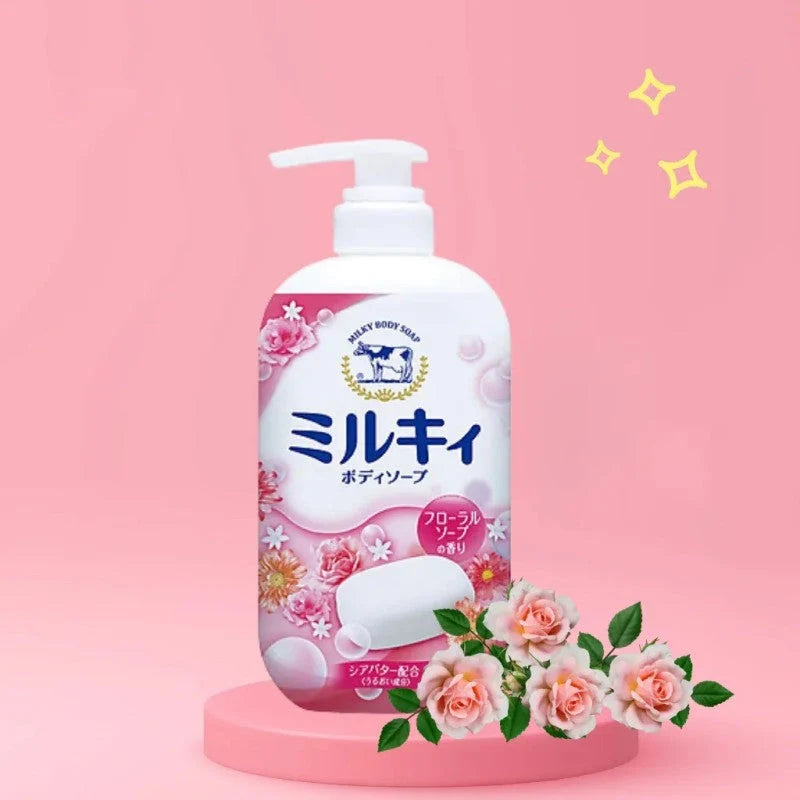 COW Milky Body Soap Floral Soap 500ml