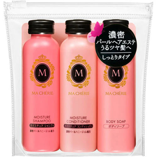 MA CHERIE Body Soap and Shampoo and Conditioner Set 50ML（资生堂 MA CHERIE玛宣妮 旅行套装 50mlx3）