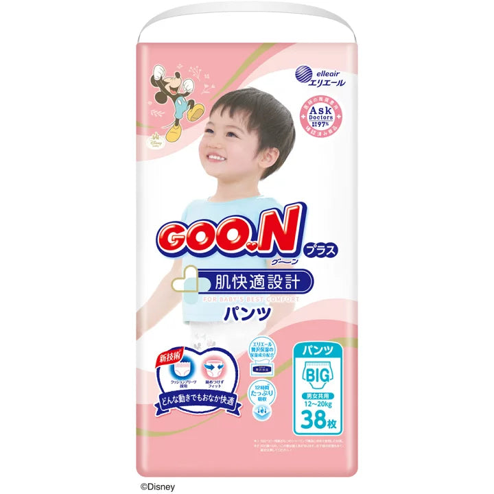 Goo.N Plus 舒适裤子 XL 码 （12-20KG）38PK