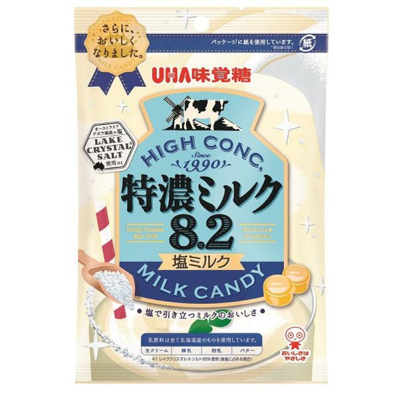UHA Mikakuto Tokuno Milk 8.2 Salted Milk Candy 75g