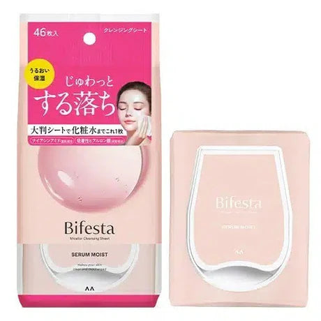 Bifesta Micellar Cleansing Sheet Serum Moist 46pcs