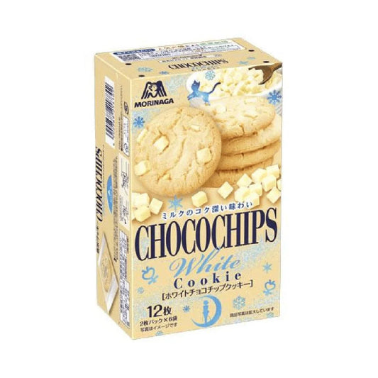 Morinaga White Chocolate Chip Cookies – 12 pcs