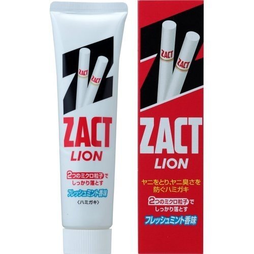 LION ZACT Whitening Toothpaste Fresh Savory Mint 150g