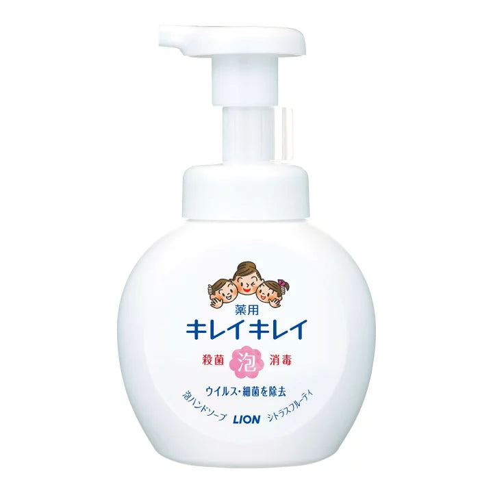 Lion medicated foam hand soap 250ml (狮王泡沫洗手液白色)