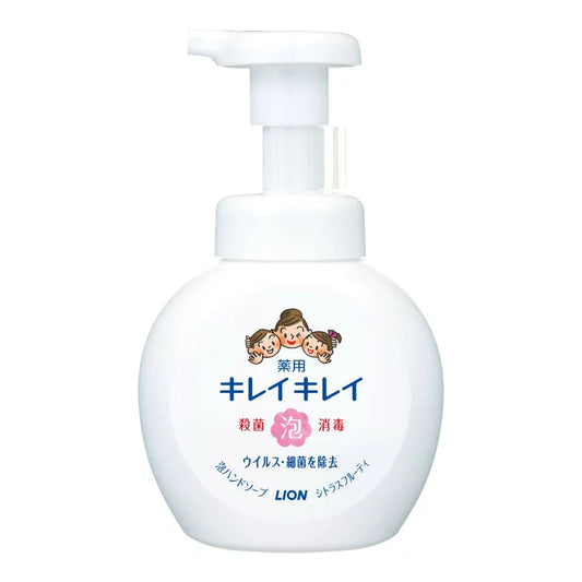 Lion medicated foam hand soap 250ml (狮王泡沫洗手液白色)