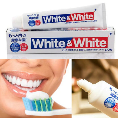 LION White & White Toothpaste 150g