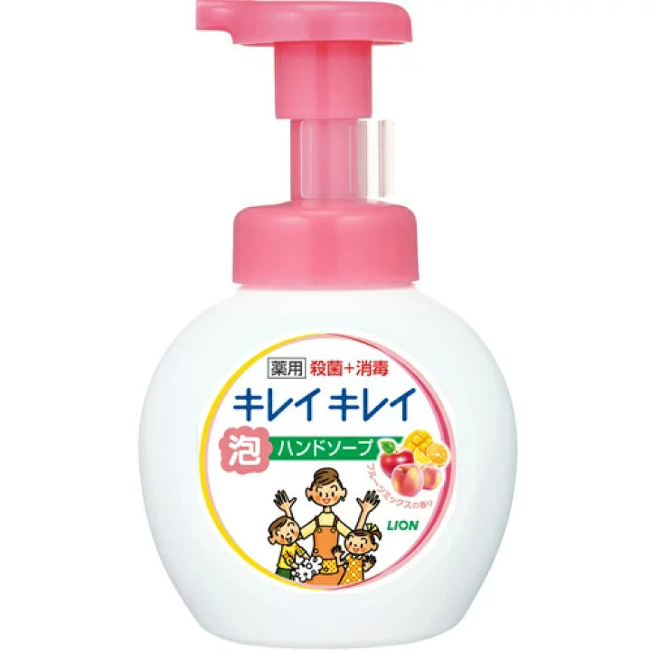 LION Foaming Hand soap Fruit Mix 250ml（狮王泡沫洗手液粉色果香