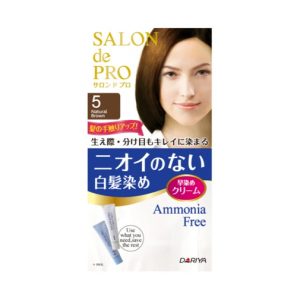 DARIYA SALON DE PRO NO SMELL HAIR COLOR #5  (DARIYA 白发染发剂 5 自然棕色)