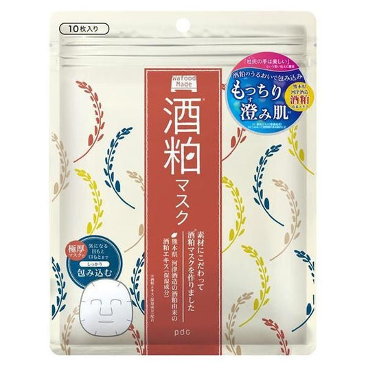 PDC Wafood Made Sake Lees (SK) Sheet Mask – 10 Sheets