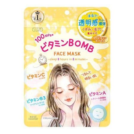 KOSE Clear Turn Vitamin BOMB Mask 7 Sheets