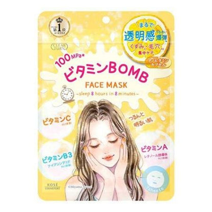 KOSE Clear Turn Vitamin BOMB Mask 7 Sheets
