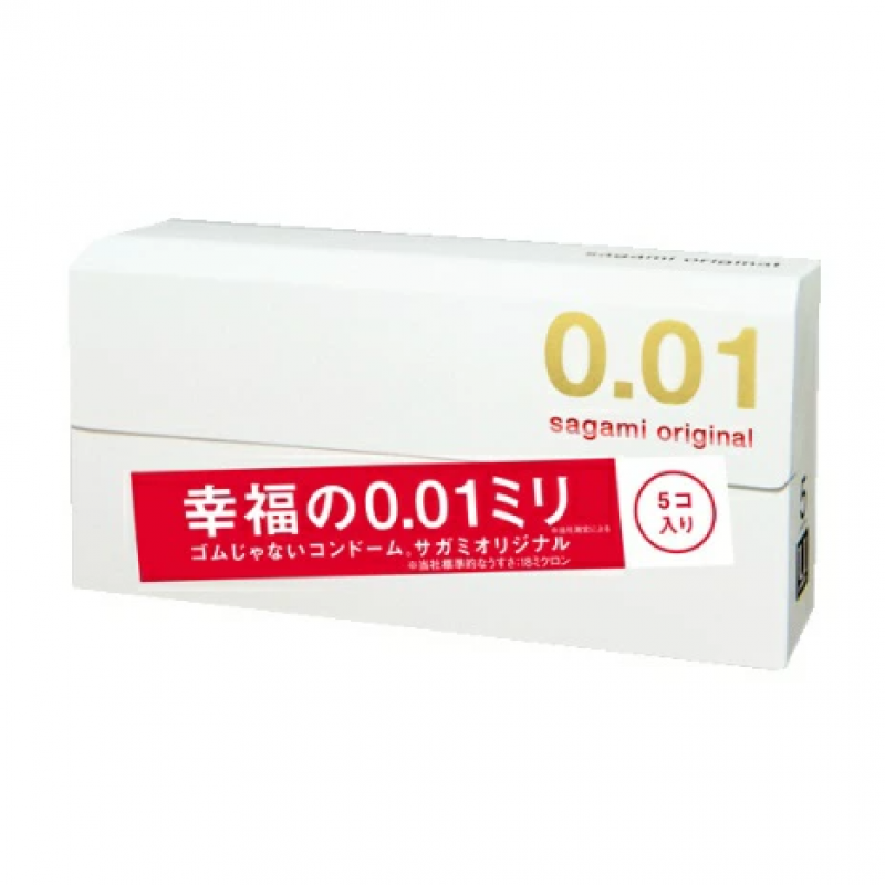 Sagami Original 0.01 Ultra-Thin Condom – 5 pcs