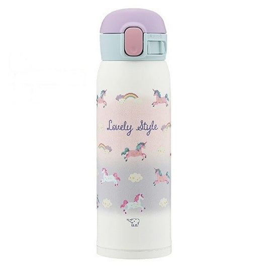 Zojirushi Vacuum Insulated Bottle – Unicorn Design (480 mL)