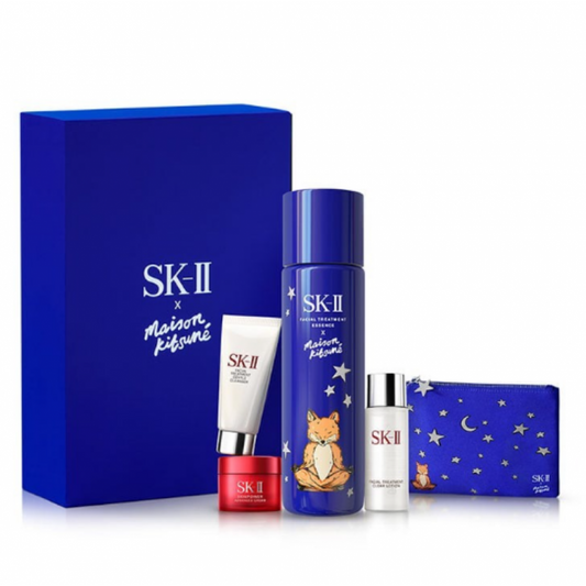 SK-II & MAISON KITSUNÉ Facial Treatment Essence Set (BLUE)