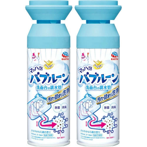 Earth Rakuhapi Mach Foam Bubble Sink Drain Cleaner 200ml