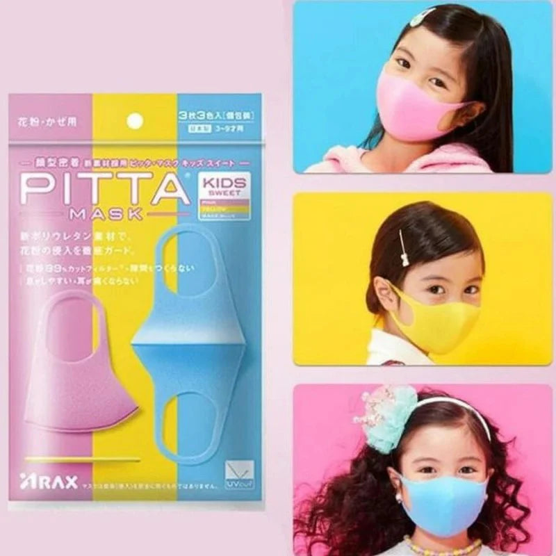 PITTA Mask for Kids – 3 Pieces