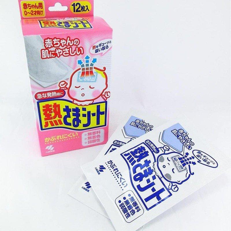 KOBAYASHI Netsusama Cooling Gel Sheet Baby 12pcs
