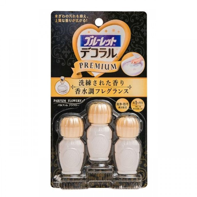 KOBAYASHI Bluelet Decoral Toilet Gel Cleaner 7.5g x 3pcs