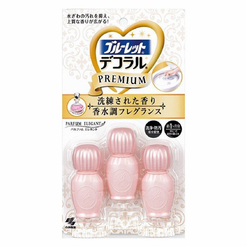 KOBAYASHI Bluelet Decoral Toilet Gel Cleaner 7.5g x 3pcs