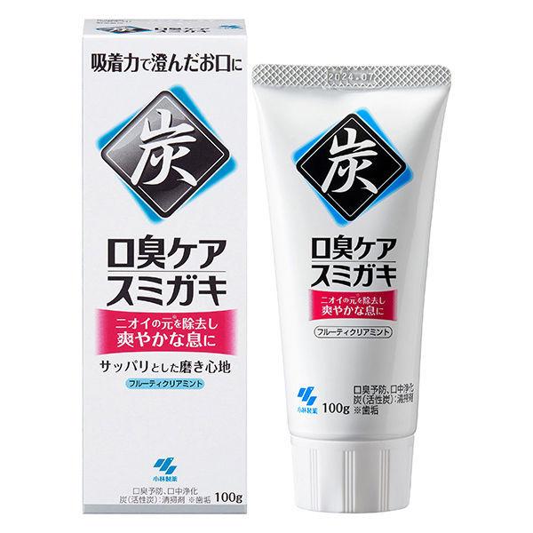 Kobayashi Sumigaki Charclean Charcoal Toothpaste – Fruit-Mint Flavor (100 g)